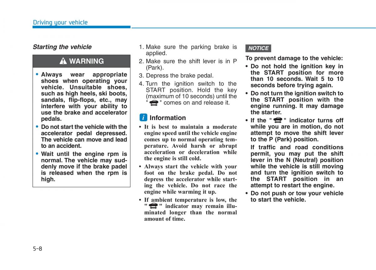 Hyundai Ioniq Hybrid owners manual / page 292