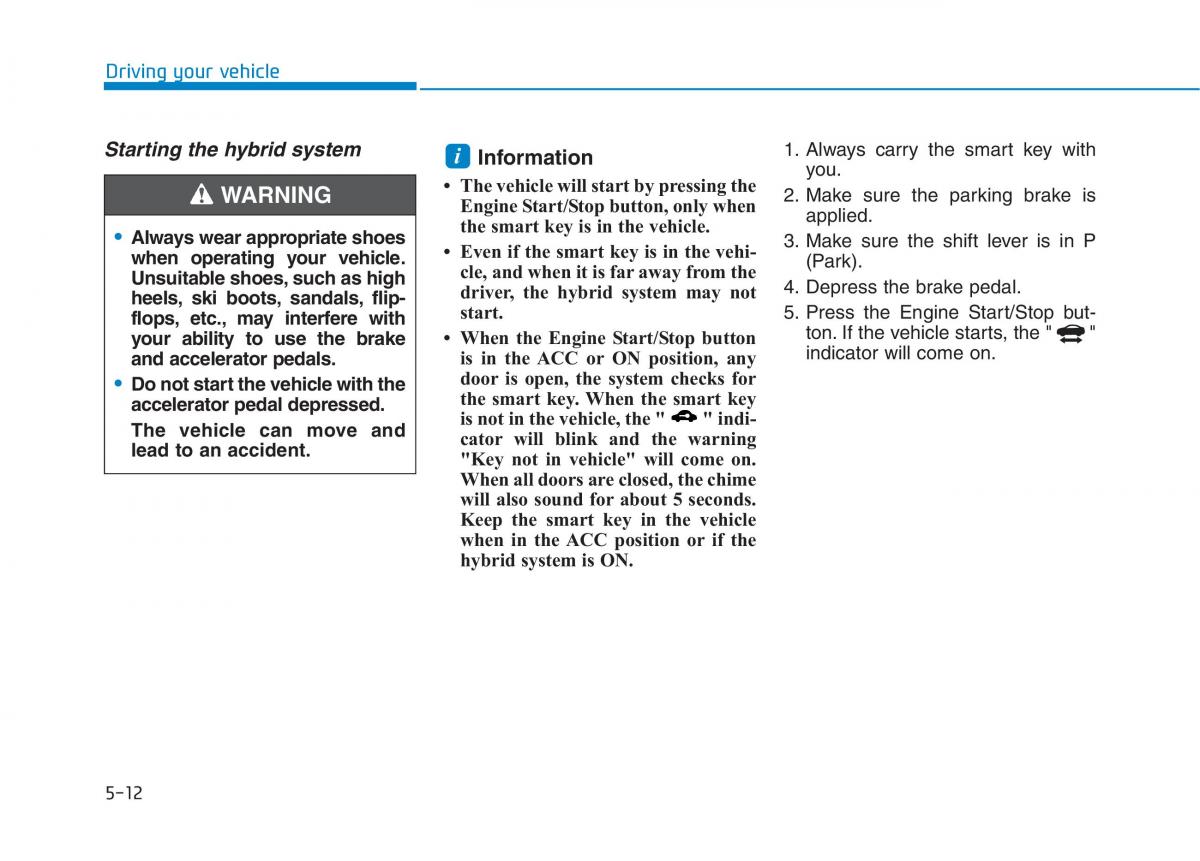 Hyundai Ioniq Hybrid owners manual / page 296