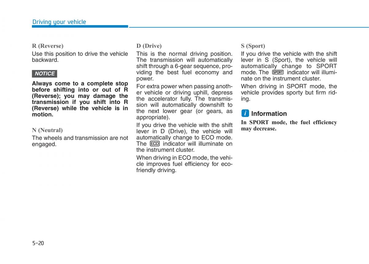 Hyundai Ioniq Hybrid owners manual / page 304