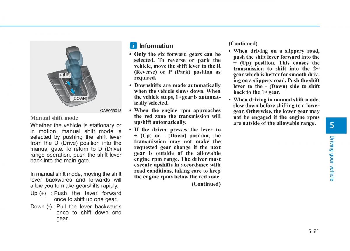 Hyundai Ioniq Hybrid owners manual / page 305