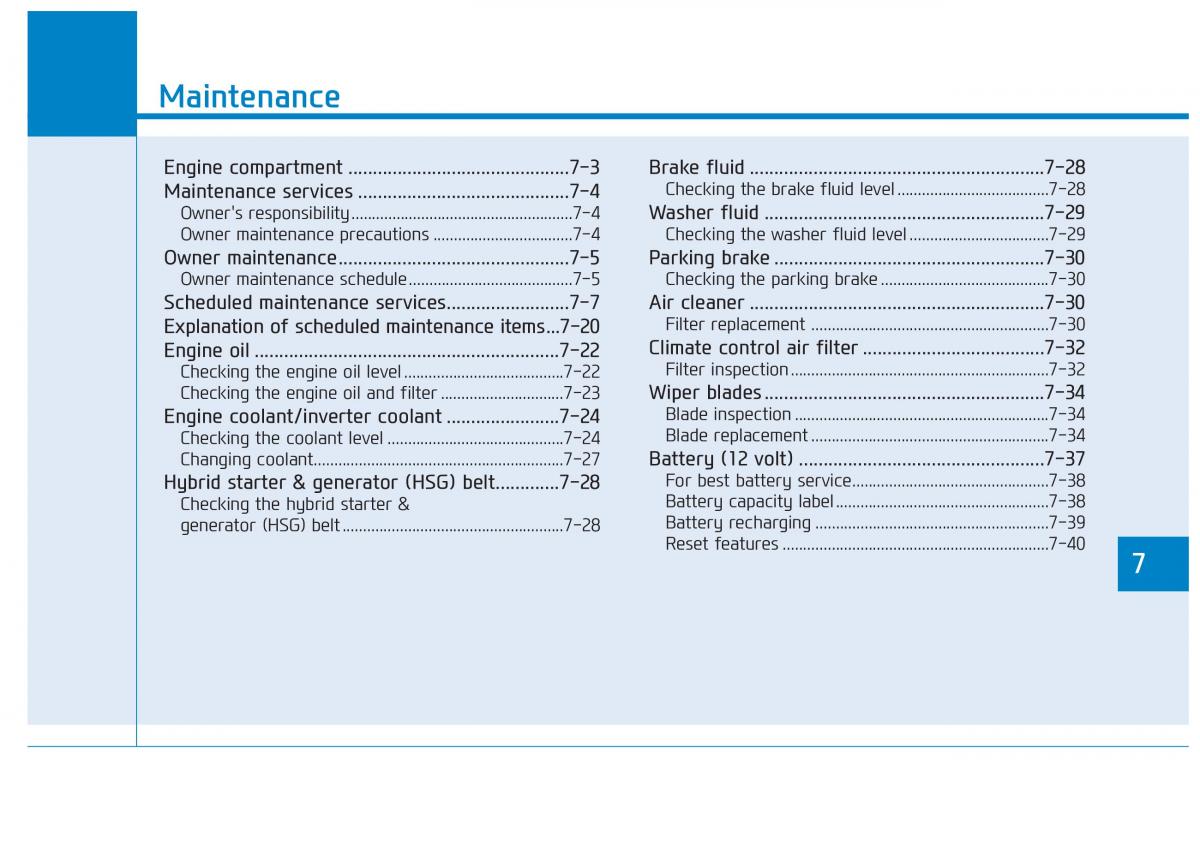 Hyundai Ioniq Hybrid owners manual / page 422