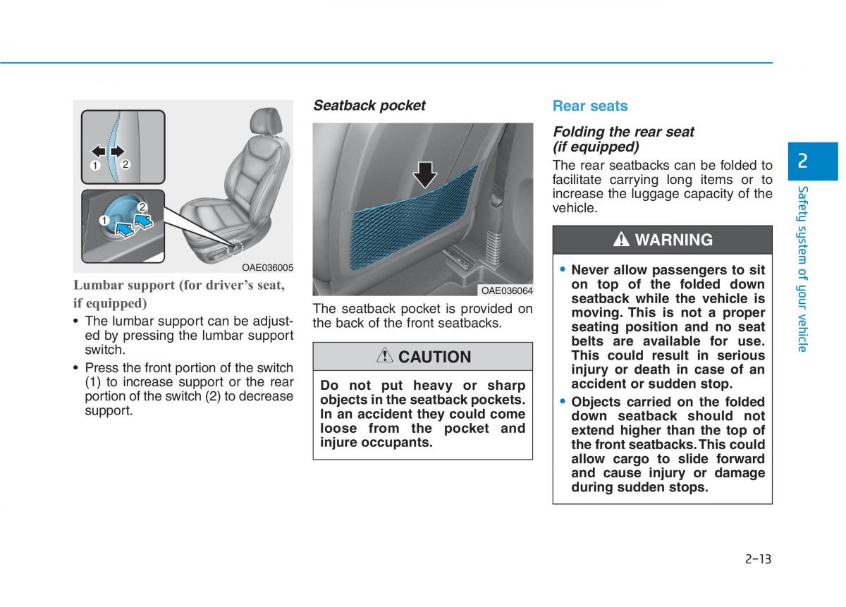 Hyundai Ioniq Hybrid owners manual / page 43