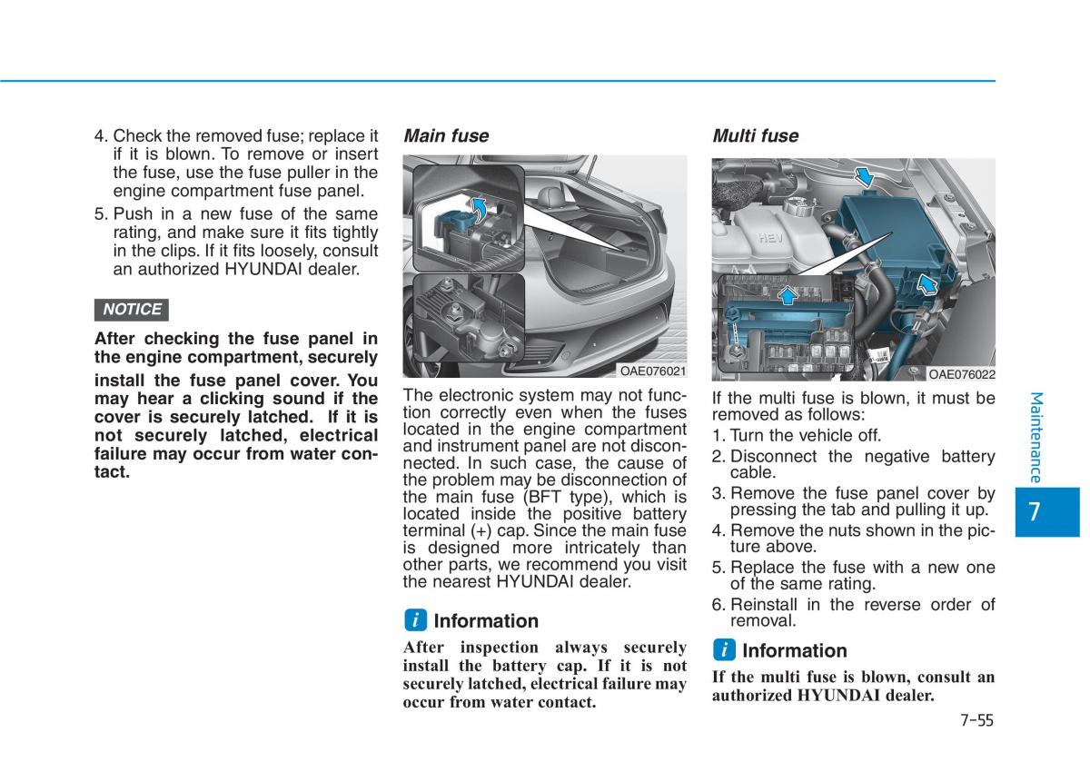 Hyundai Ioniq Hybrid owners manual / page 476