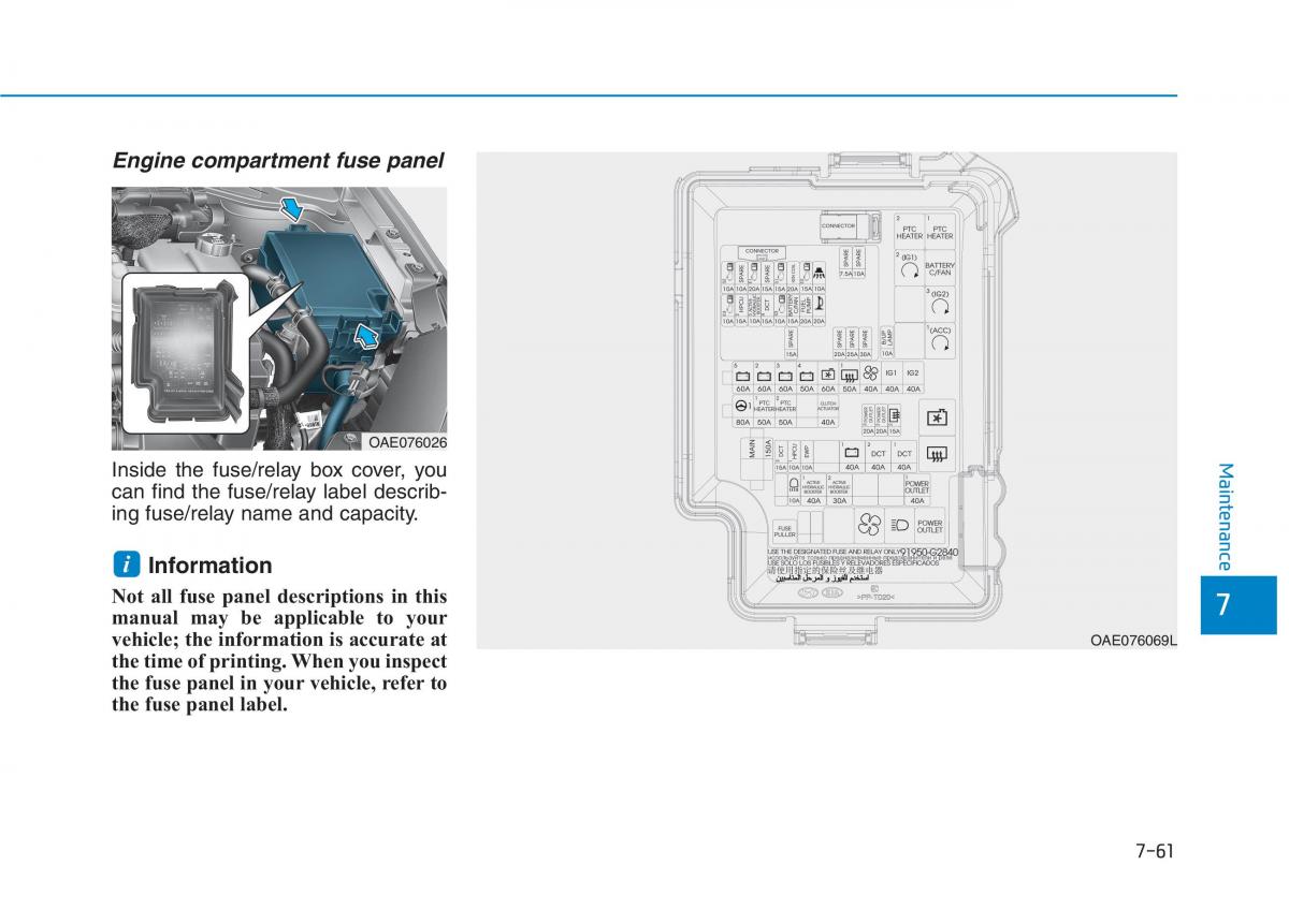 Hyundai Ioniq Hybrid owners manual / page 482