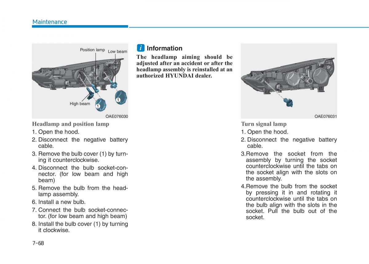 Hyundai Ioniq Hybrid owners manual / page 489