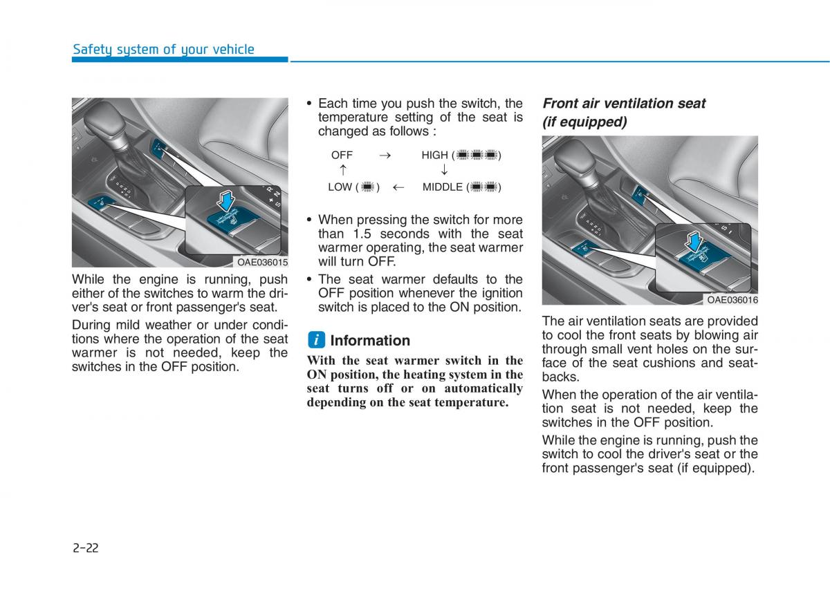 Hyundai Ioniq Hybrid owners manual / page 52