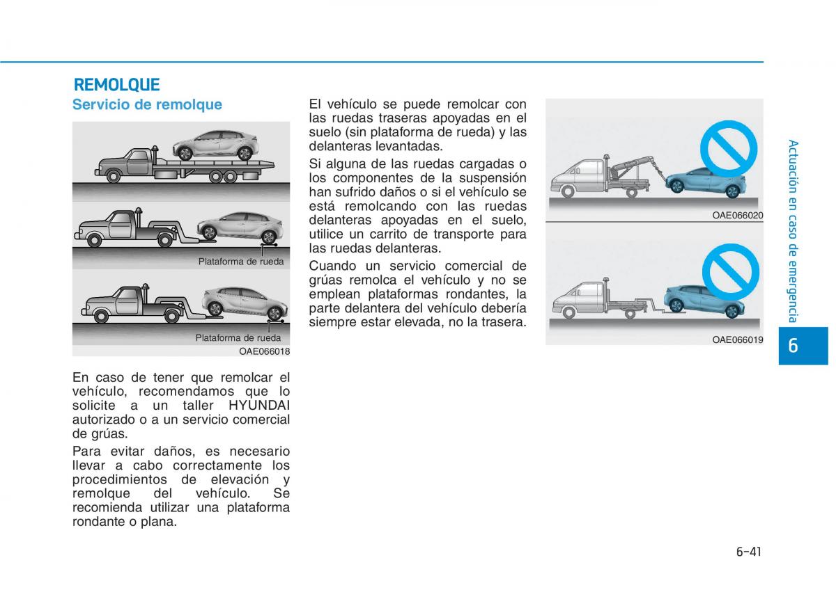 Hyundai Ioniq Hybrid manual del propietario / page 542