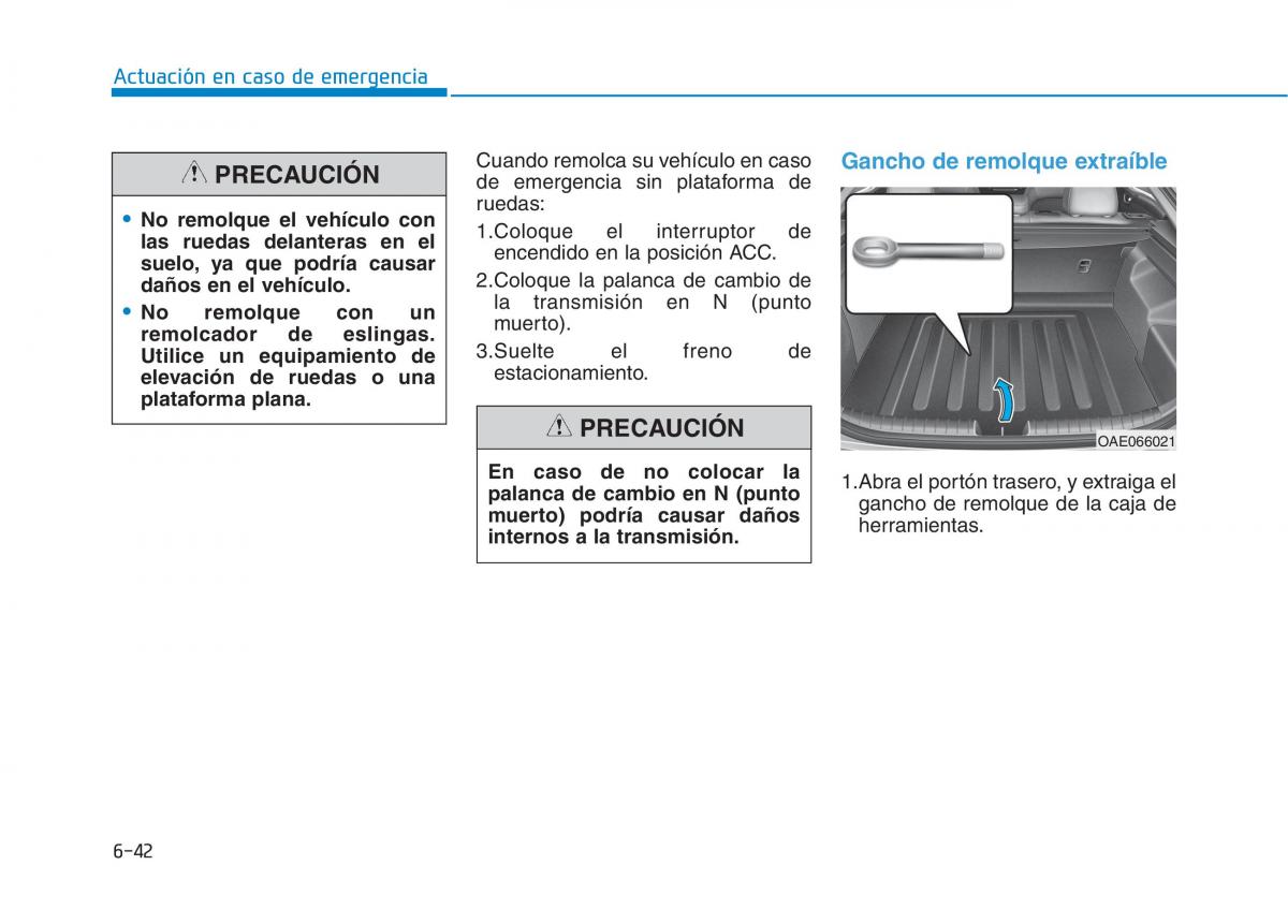 Hyundai Ioniq Hybrid manual del propietario / page 543