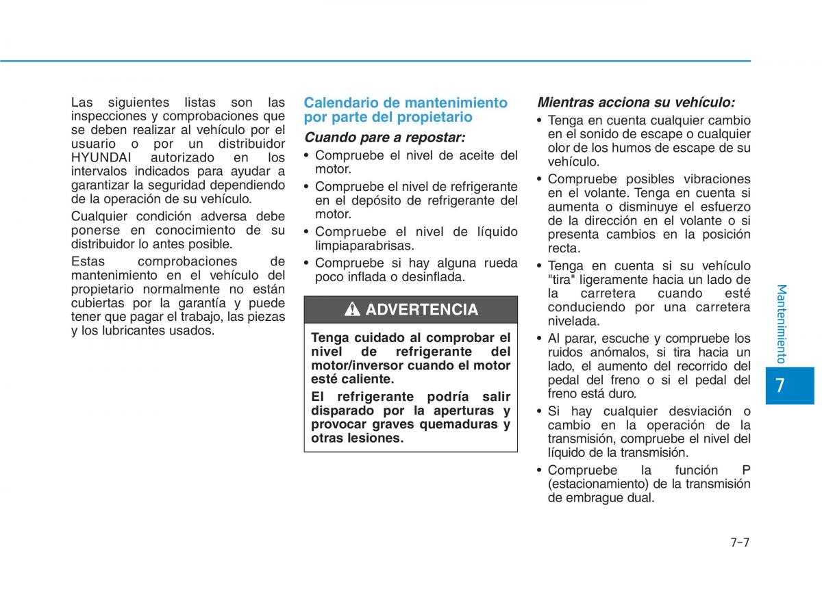 Hyundai Ioniq Hybrid manual del propietario / page 552