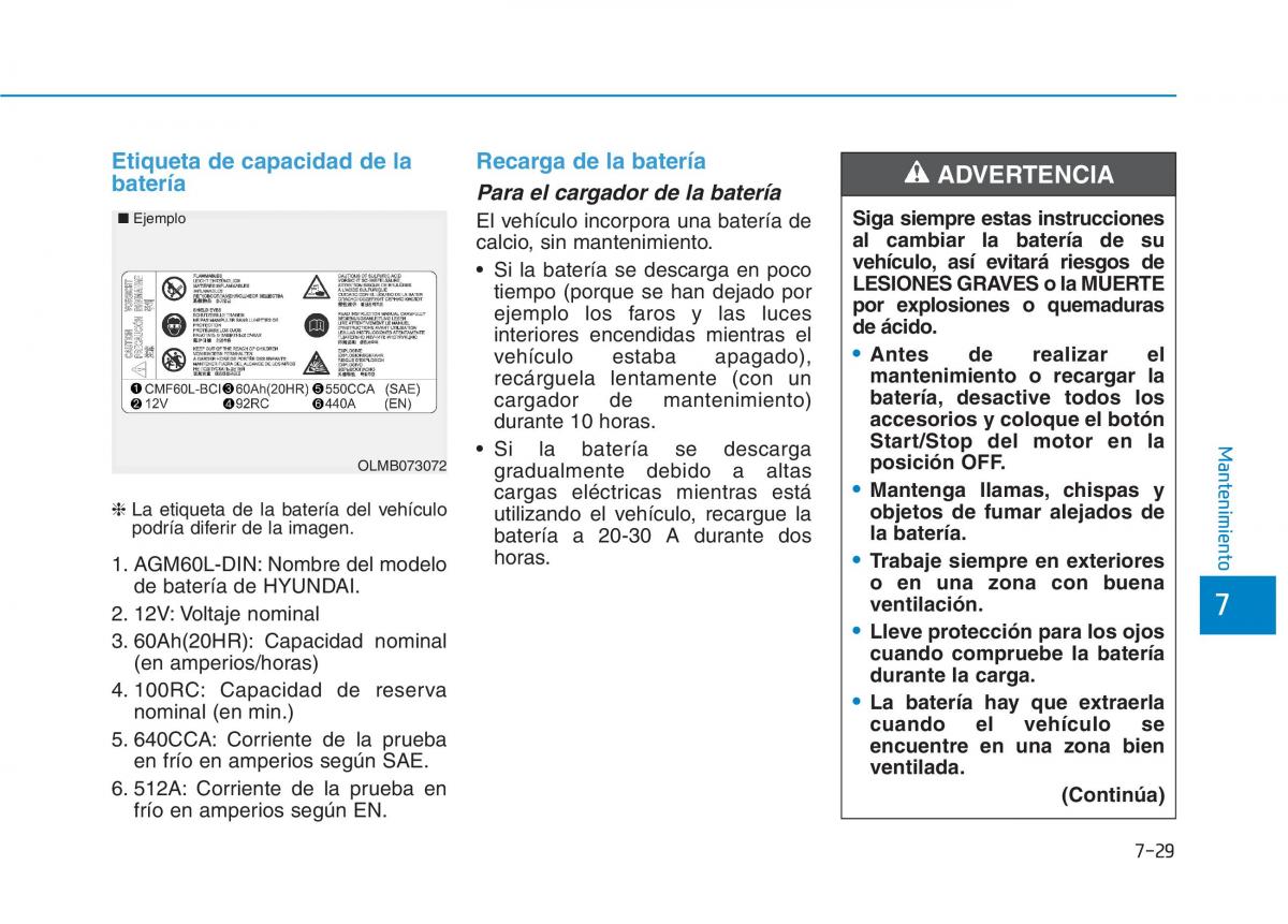 Hyundai Ioniq Hybrid manual del propietario / page 574