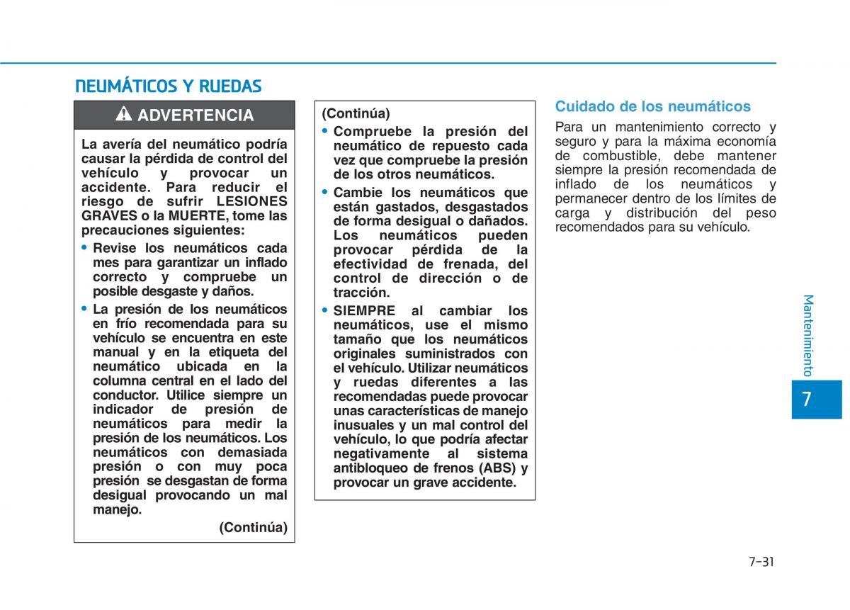 Hyundai Ioniq Hybrid manual del propietario / page 576