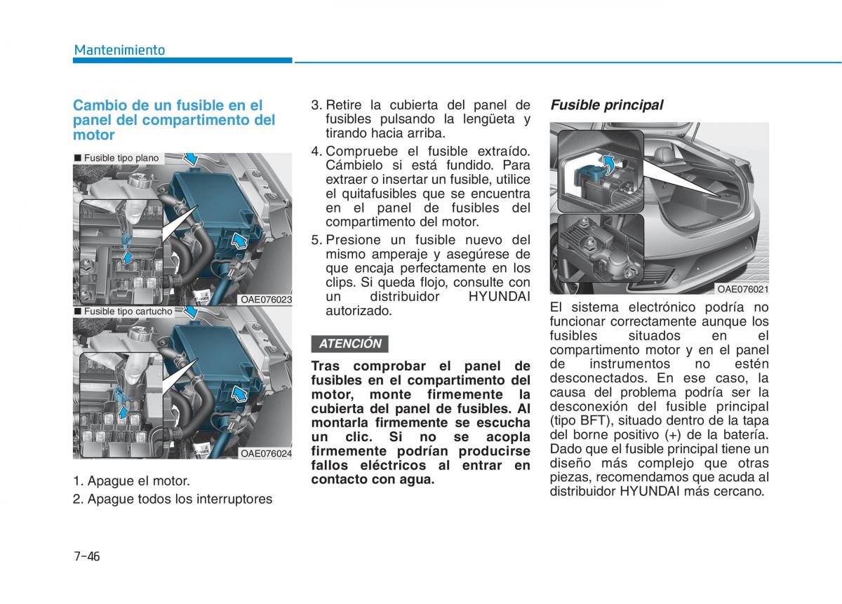 Hyundai Ioniq Hybrid manual del propietario / page 591