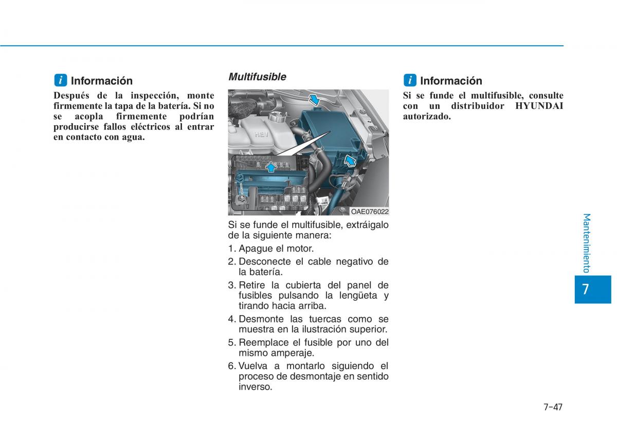 Hyundai Ioniq Hybrid manual del propietario / page 592