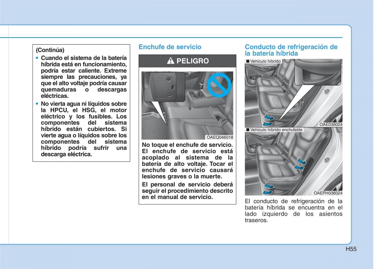 Hyundai Ioniq Hybrid manual del propietario / page 66