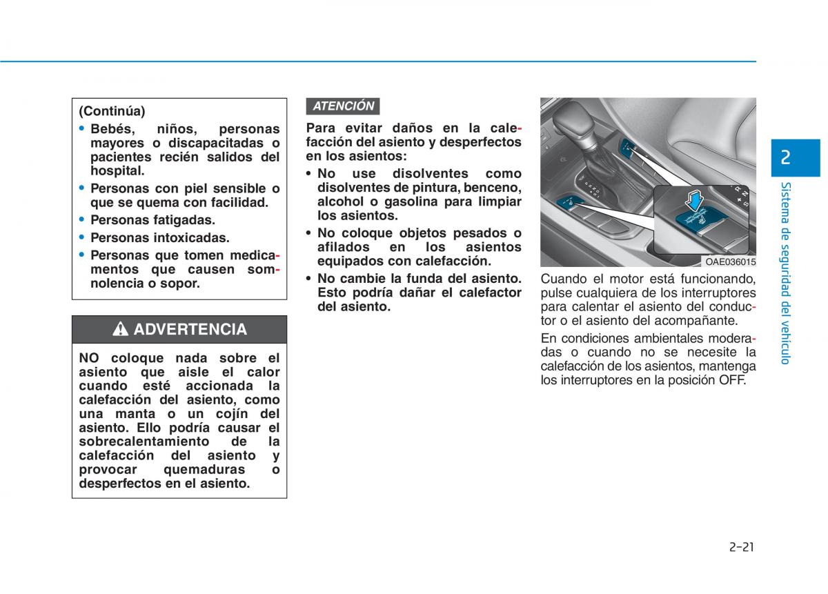 Hyundai Ioniq Hybrid manual del propietario / page 102