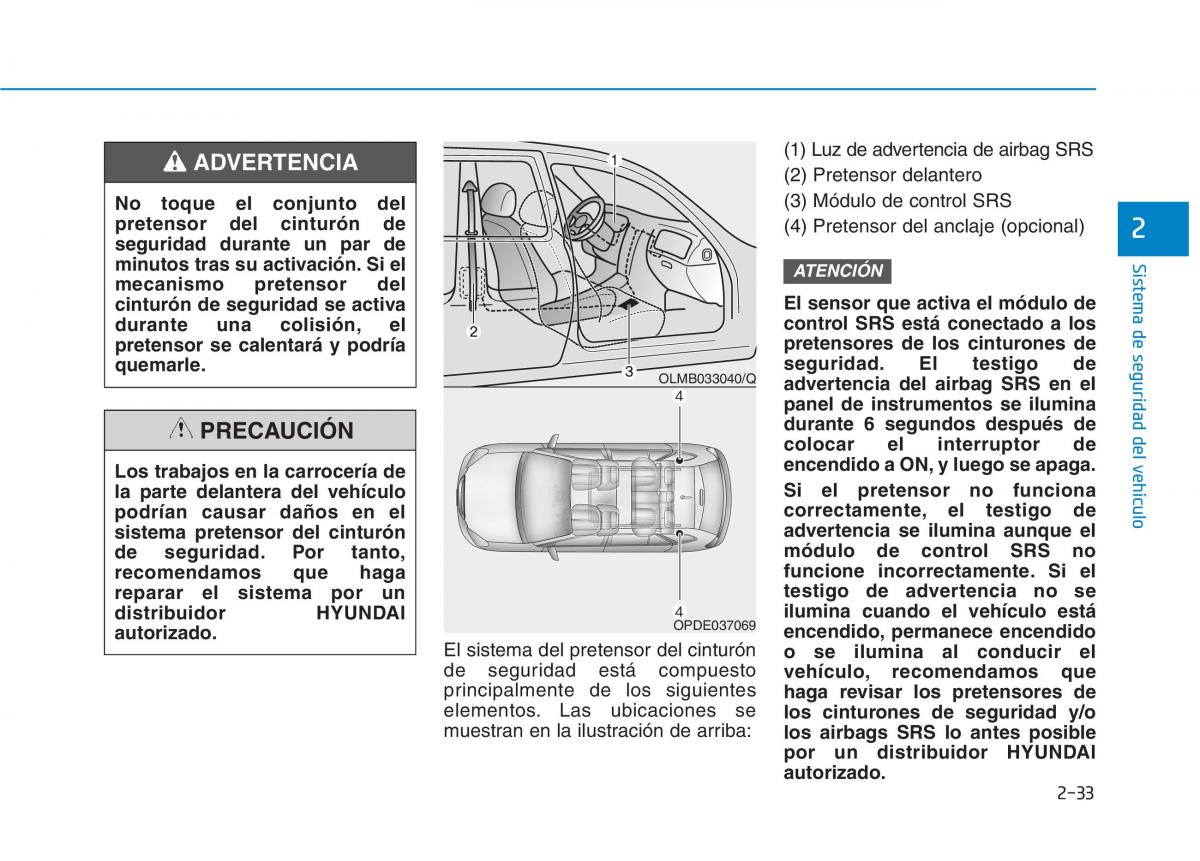 Hyundai Ioniq Hybrid manual del propietario / page 114