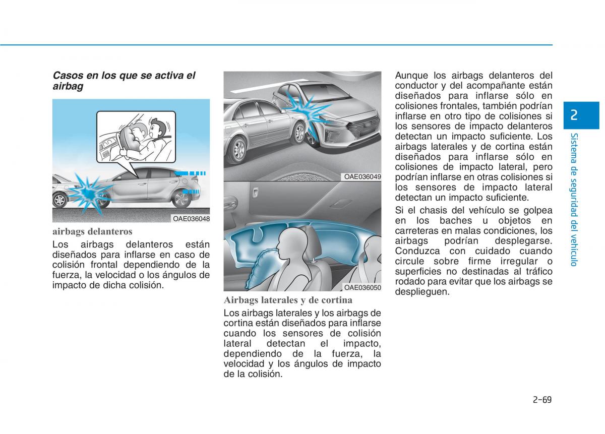 Hyundai Ioniq Hybrid manual del propietario / page 150