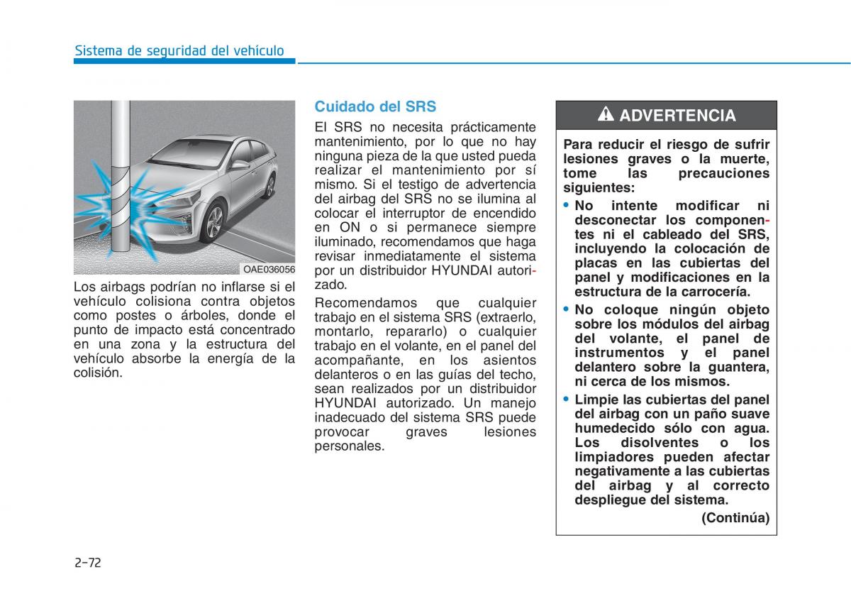 Hyundai Ioniq Hybrid manual del propietario / page 153