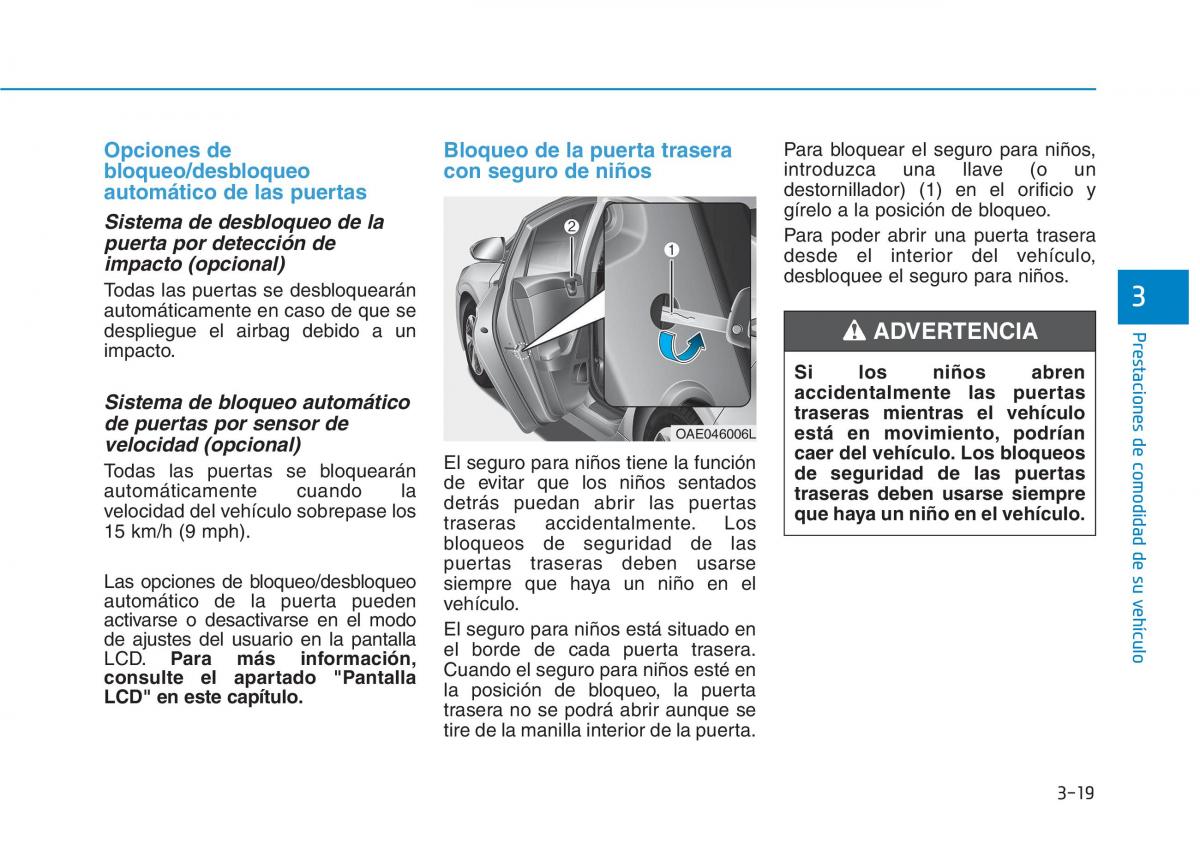 Hyundai Ioniq Hybrid manual del propietario / page 174