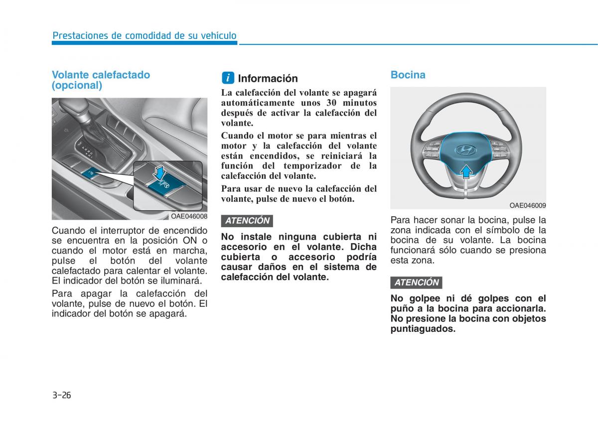 Hyundai Ioniq Hybrid manual del propietario / page 181