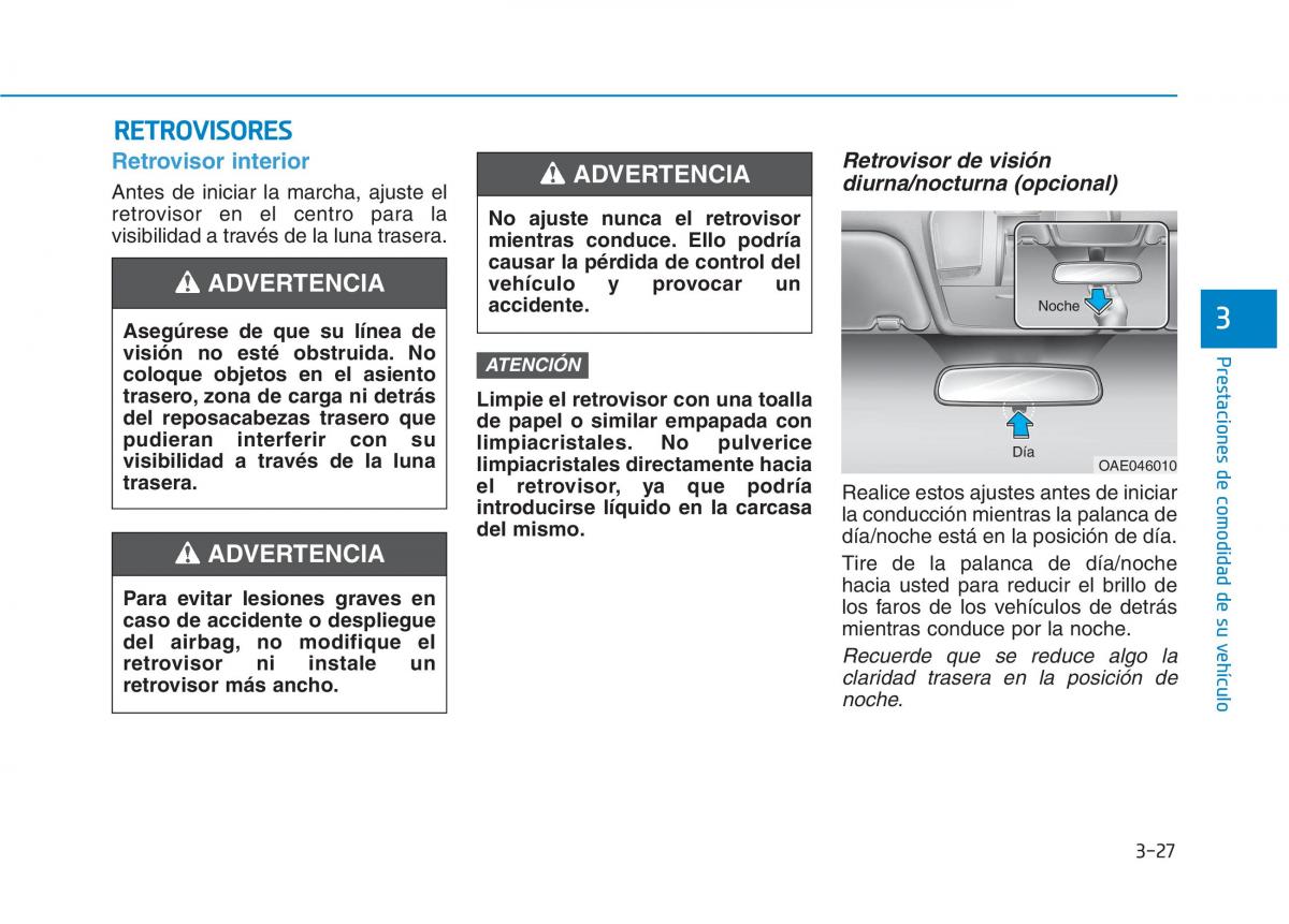 Hyundai Ioniq Hybrid manual del propietario / page 182