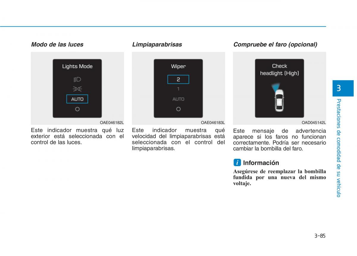 Hyundai Ioniq Hybrid manual del propietario / page 240