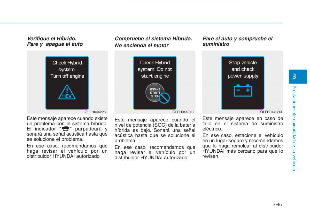 Hyundai Ioniq Hybrid manual del propietario / page 242