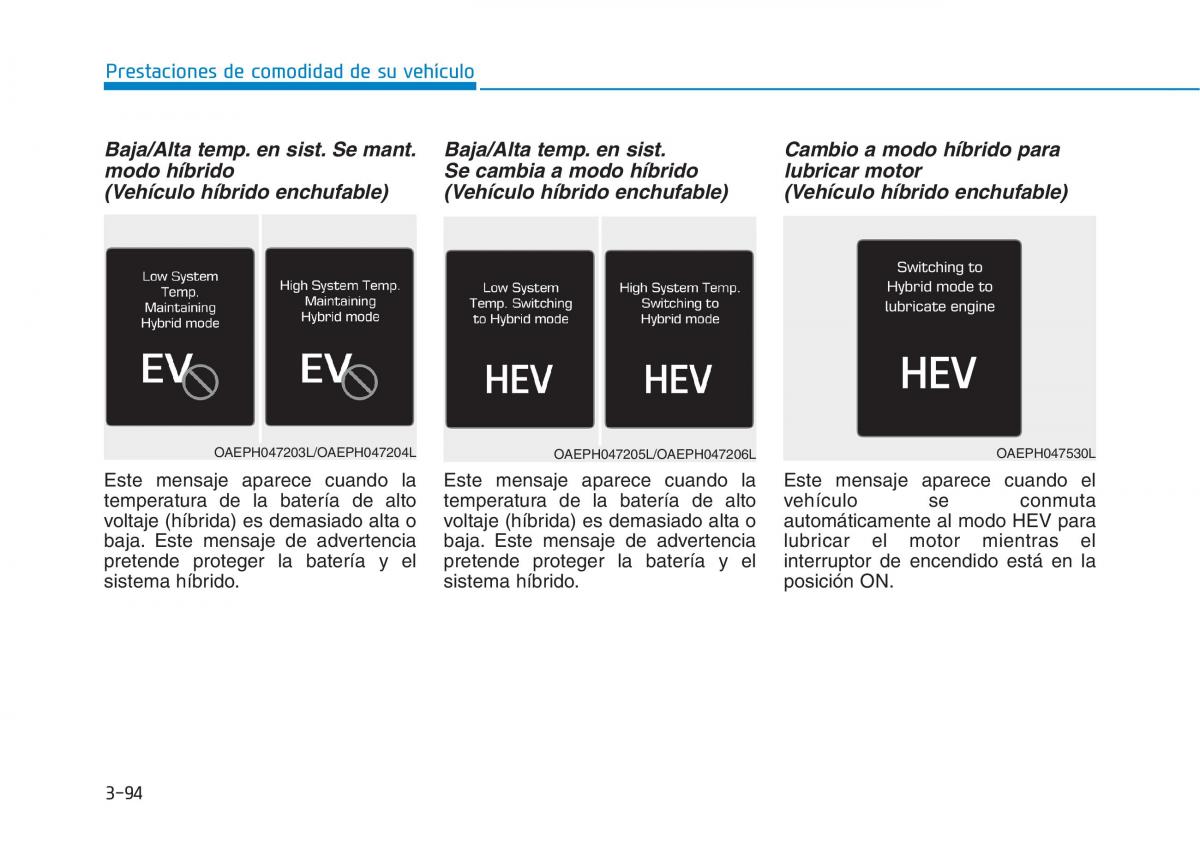 Hyundai Ioniq Hybrid manual del propietario / page 249