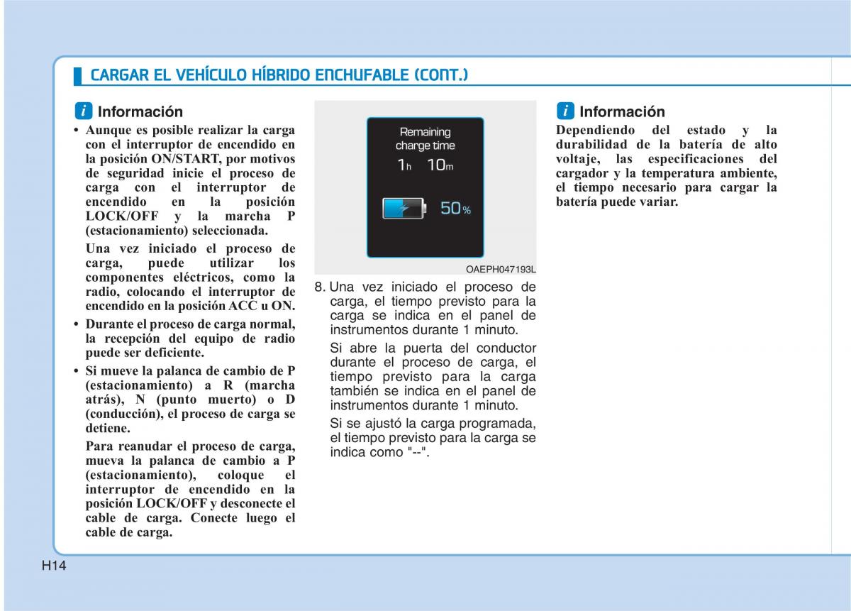 Hyundai Ioniq Hybrid manual del propietario / page 25