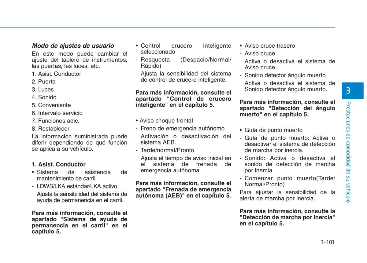 Hyundai Ioniq Hybrid manual del propietario / page 256