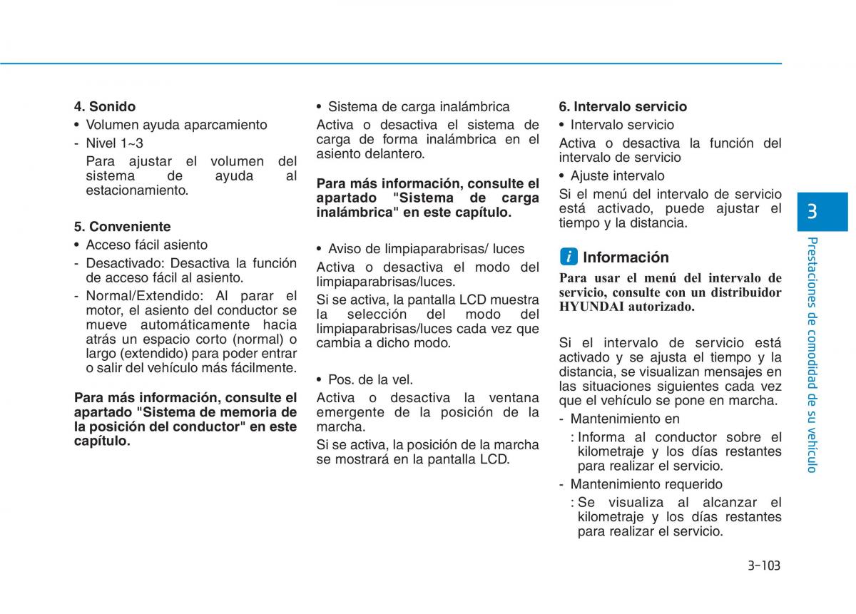 Hyundai Ioniq Hybrid manual del propietario / page 258