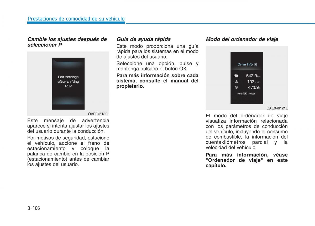 Hyundai Ioniq Hybrid manual del propietario / page 261