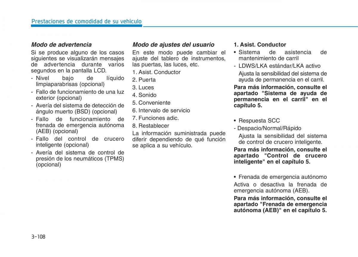 Hyundai Ioniq Hybrid manual del propietario / page 263