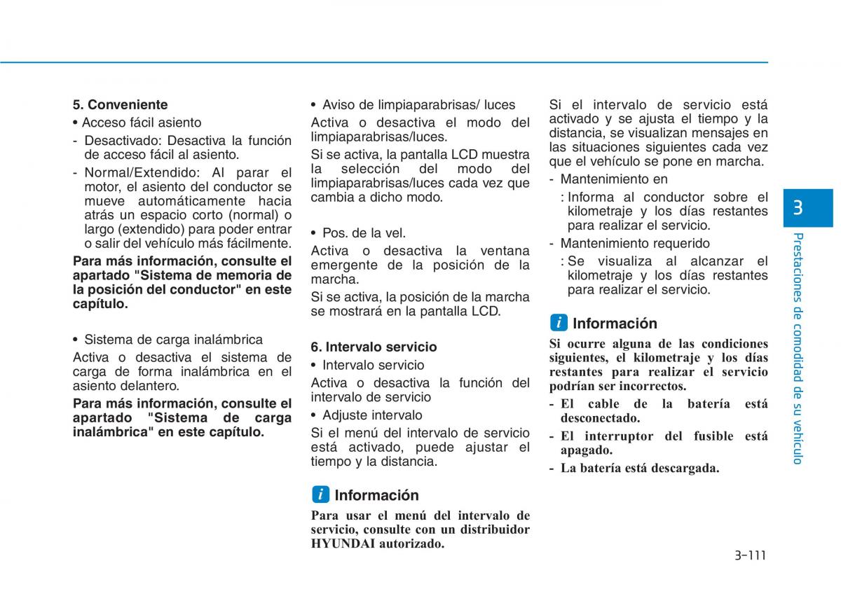 Hyundai Ioniq Hybrid manual del propietario / page 266