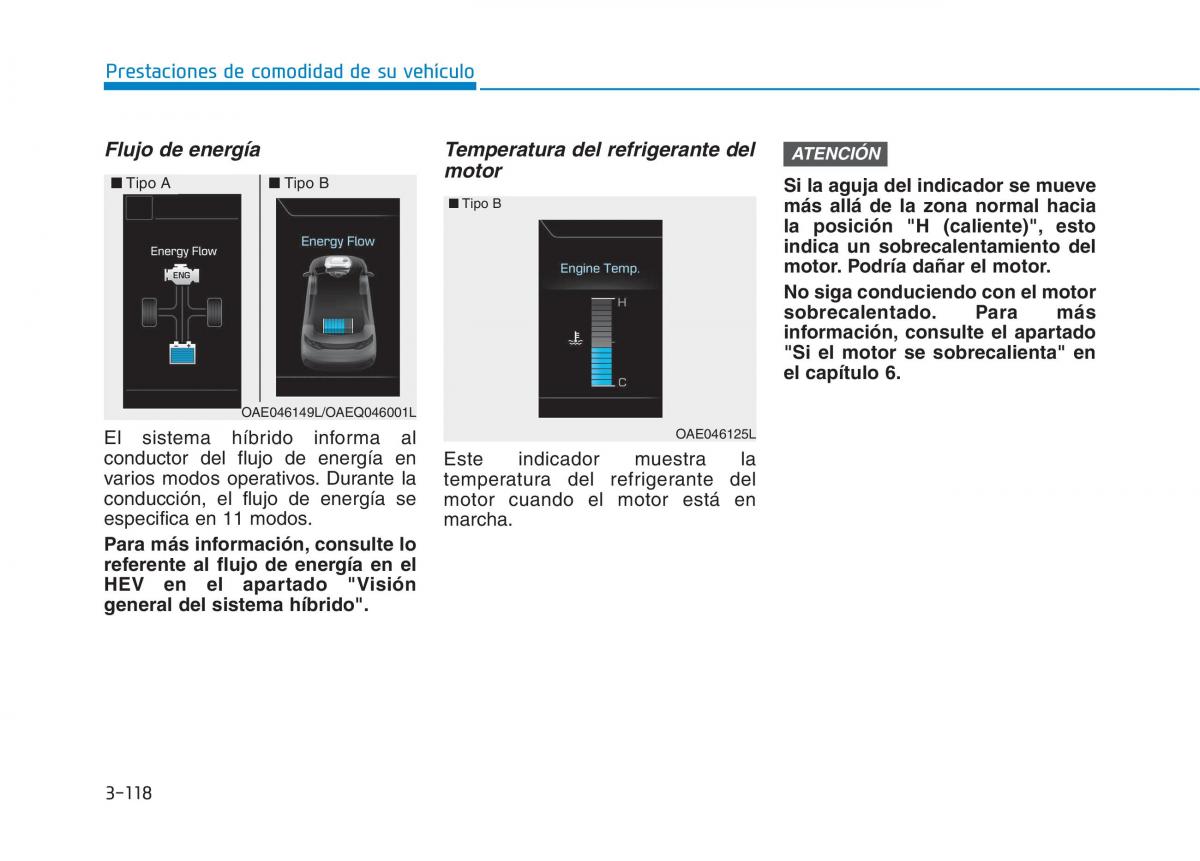 Hyundai Ioniq Hybrid manual del propietario / page 273