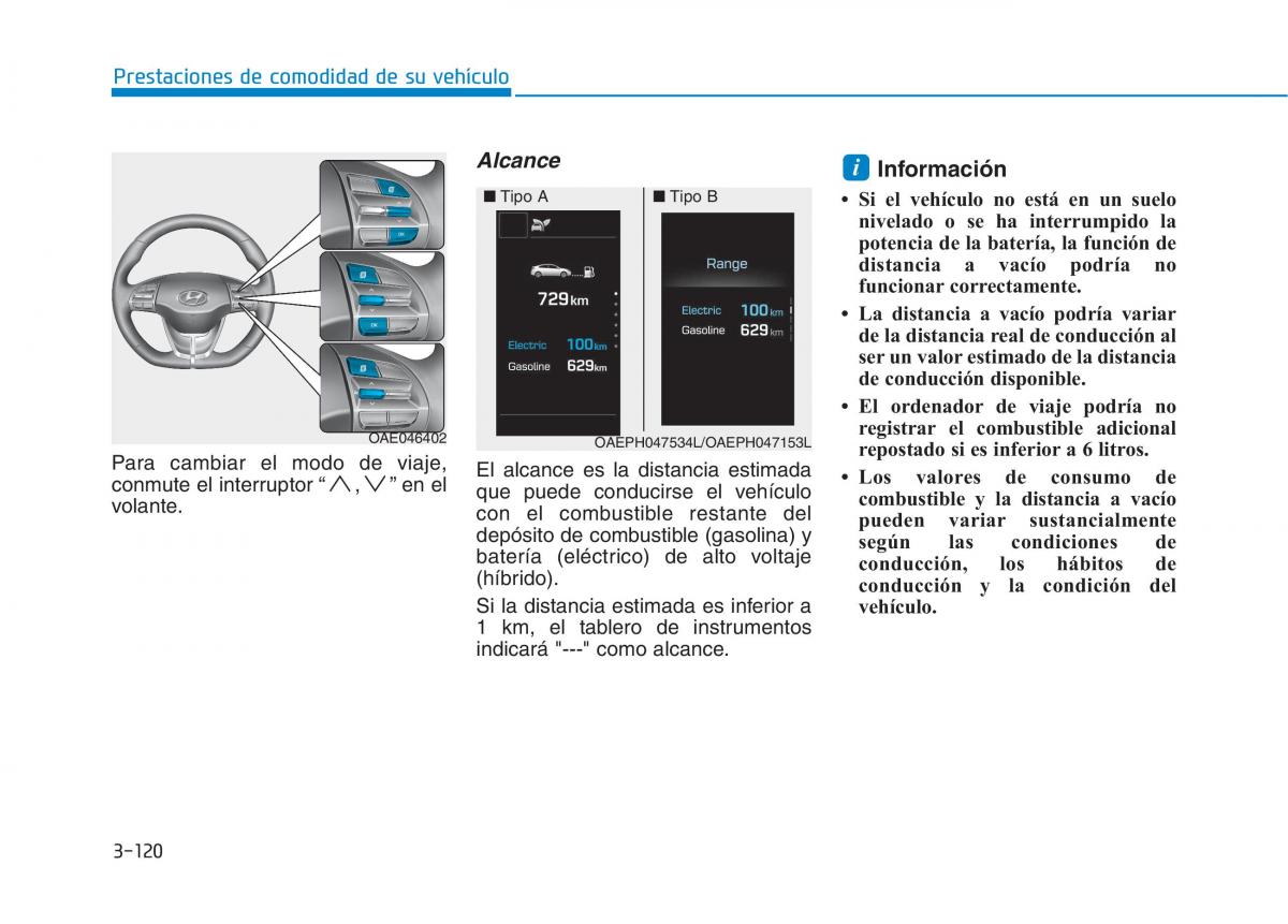 Hyundai Ioniq Hybrid manual del propietario / page 275