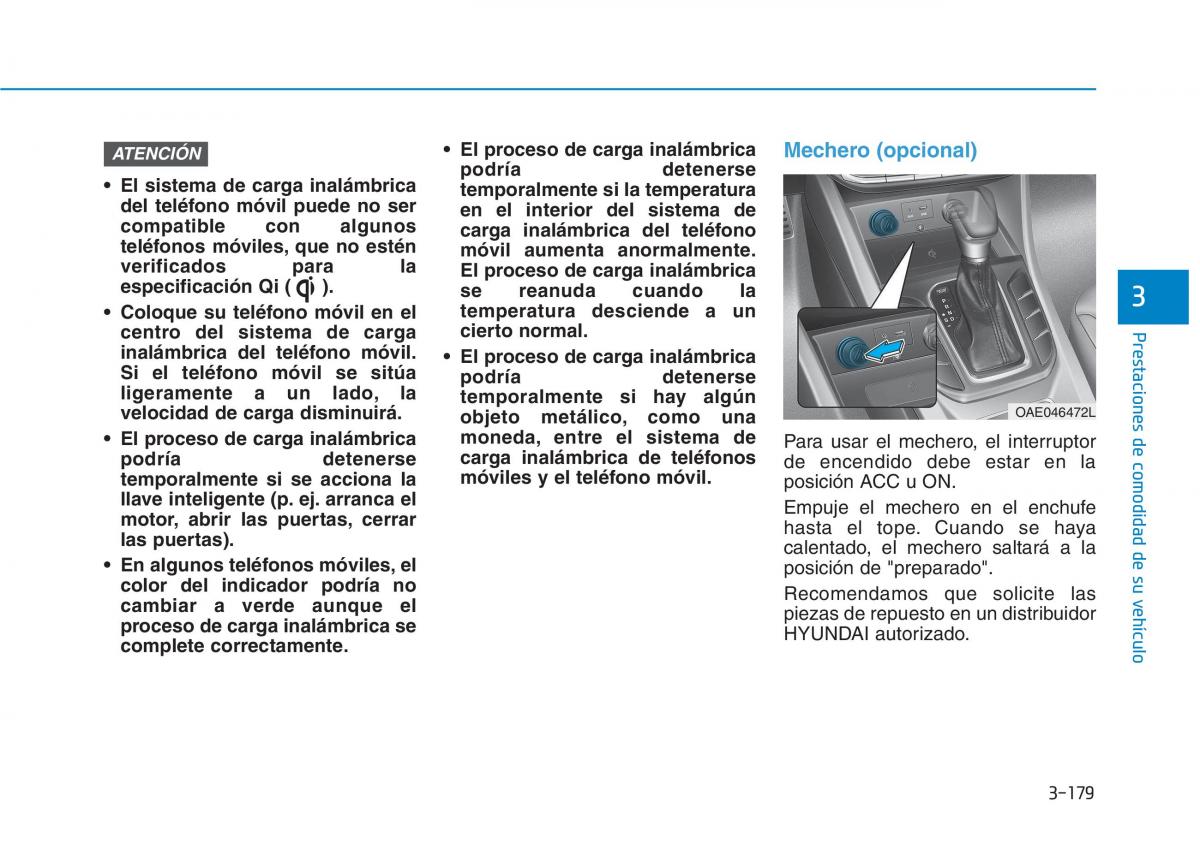 Hyundai Ioniq Hybrid manual del propietario / page 334