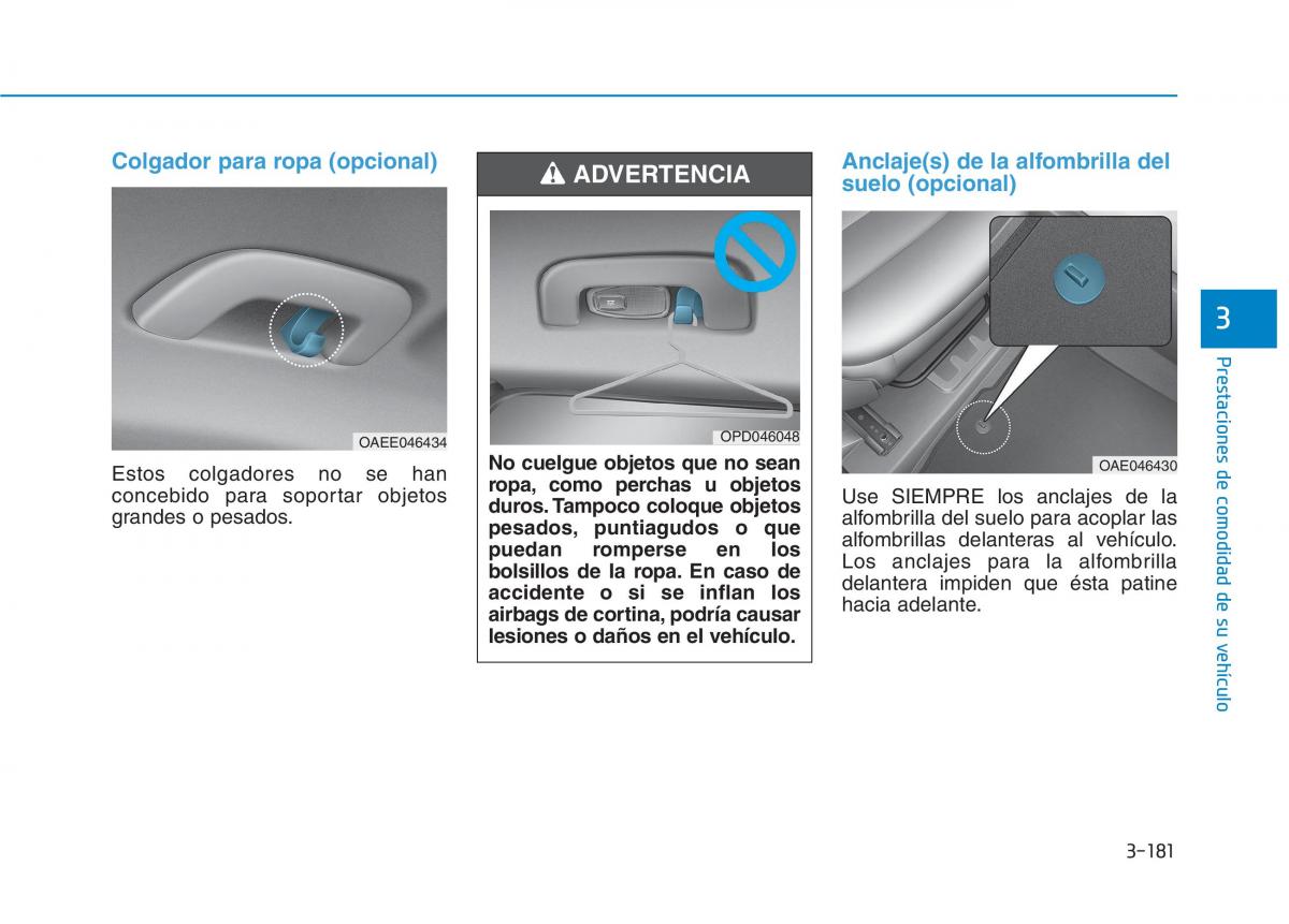 Hyundai Ioniq Hybrid manual del propietario / page 336