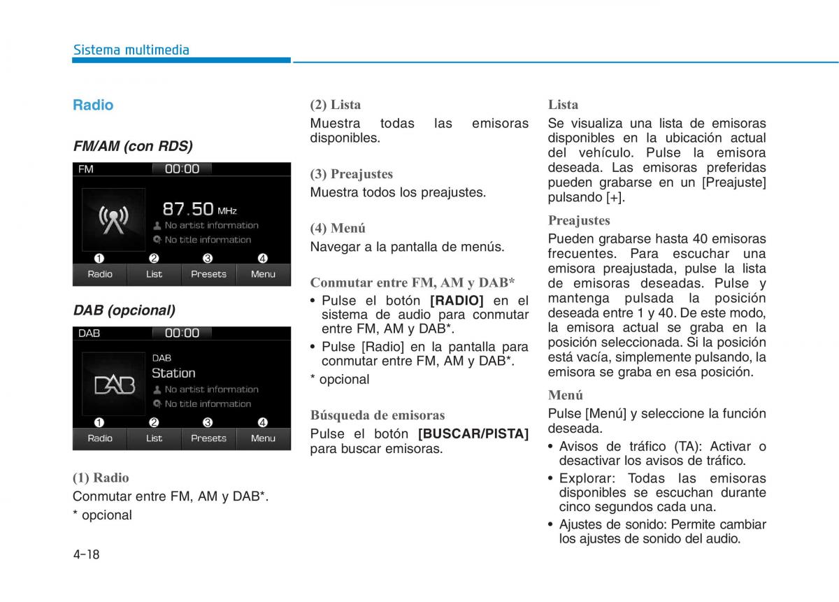 Hyundai Ioniq Hybrid manual del propietario / page 356