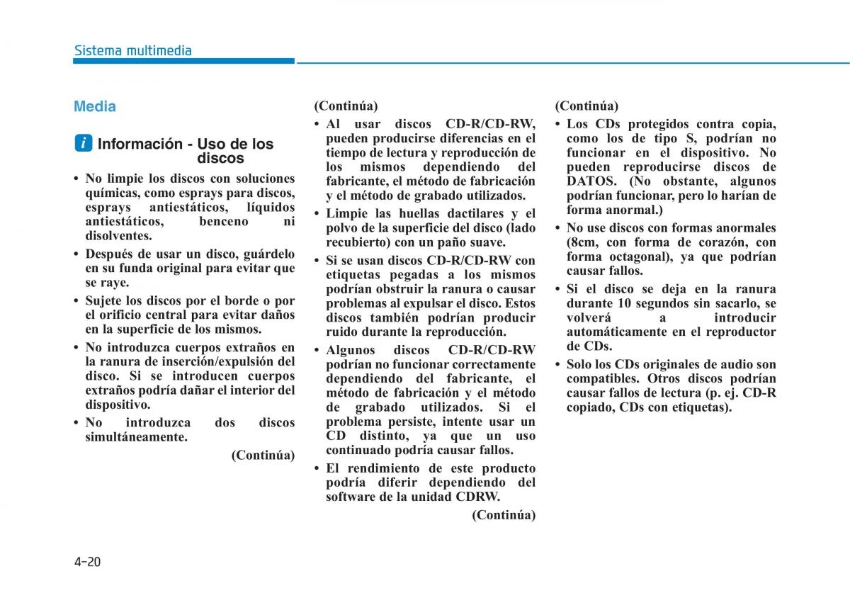 Hyundai Ioniq Hybrid manual del propietario / page 358