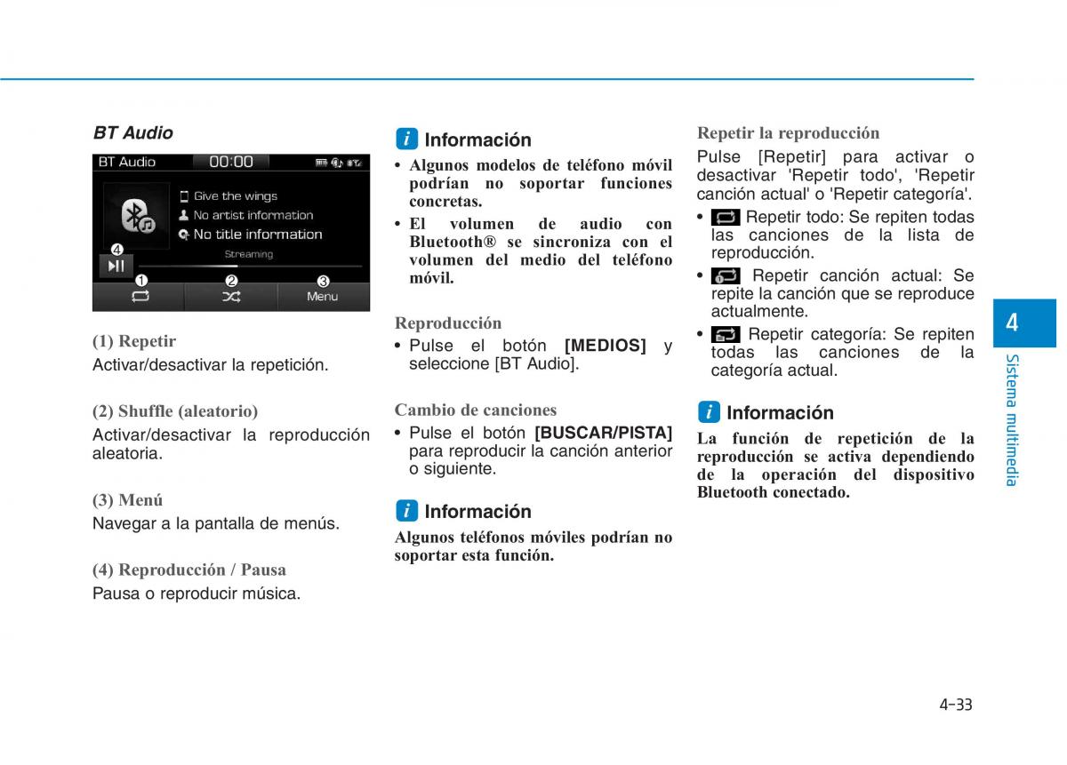 Hyundai Ioniq Hybrid manual del propietario / page 371