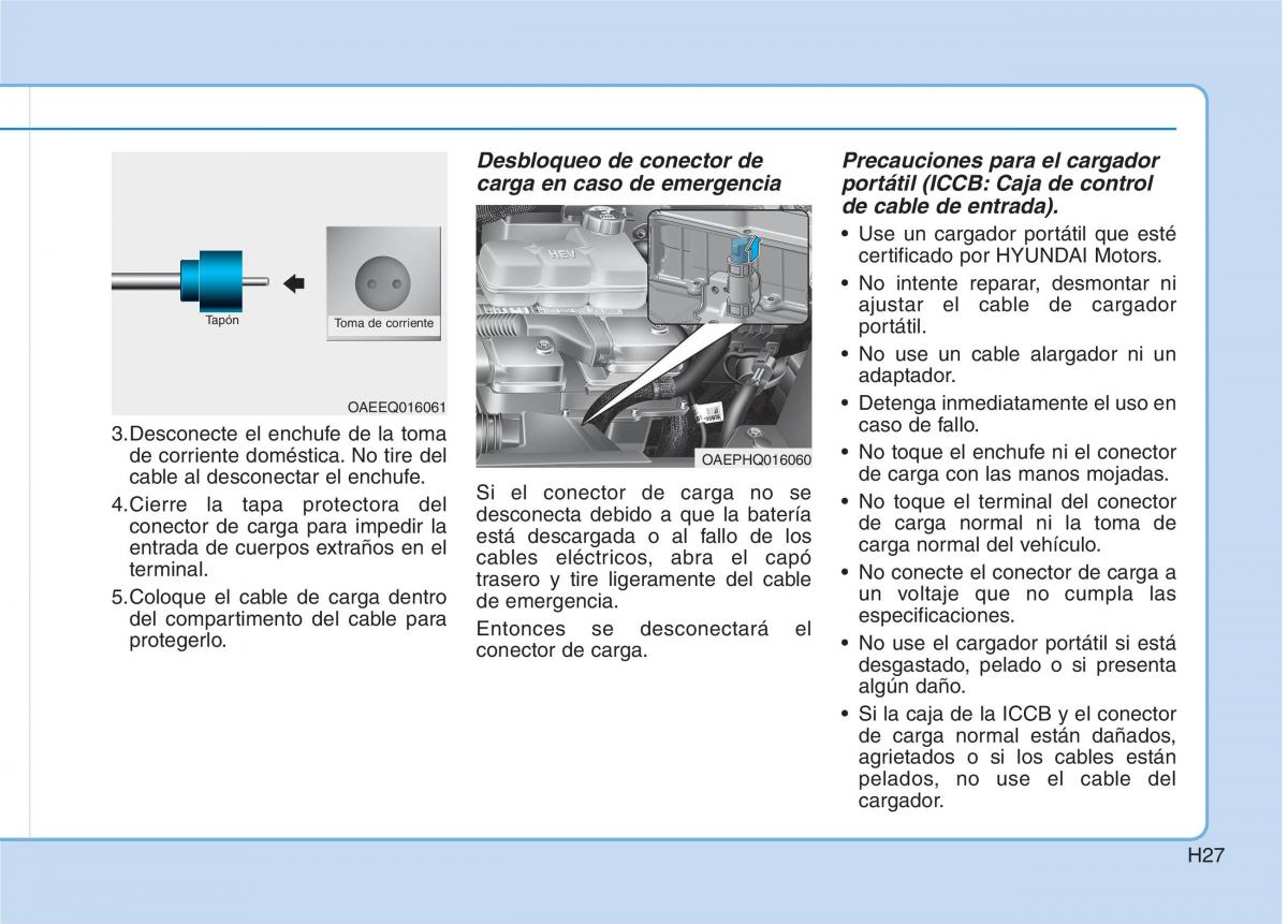 Hyundai Ioniq Hybrid manual del propietario / page 38