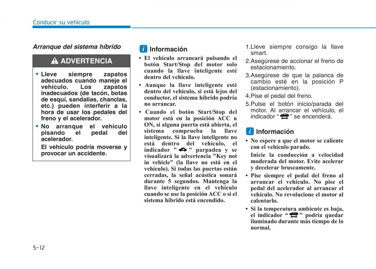 Hyundai Ioniq Hybrid manual del propietario / page 400