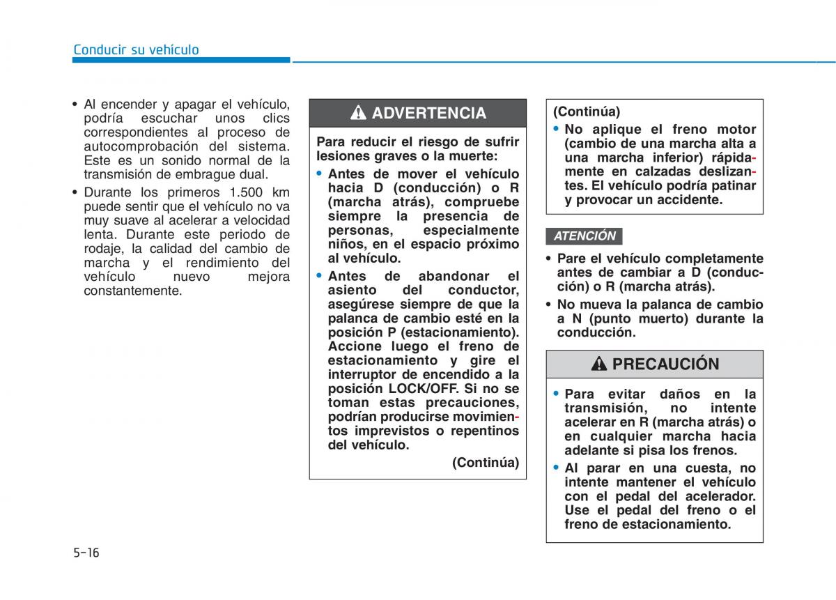 Hyundai Ioniq Hybrid manual del propietario / page 404