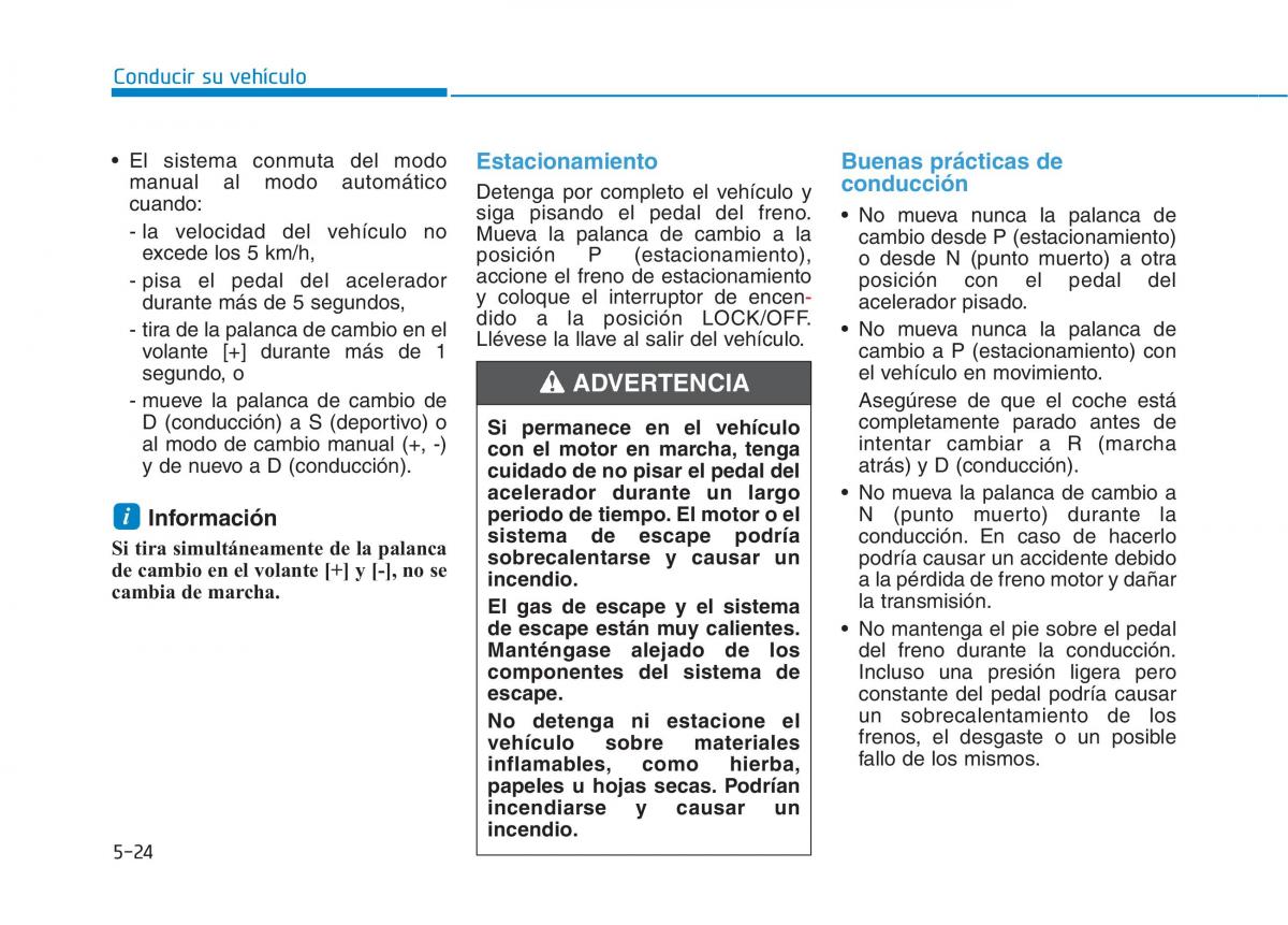 Hyundai Ioniq Hybrid manual del propietario / page 412