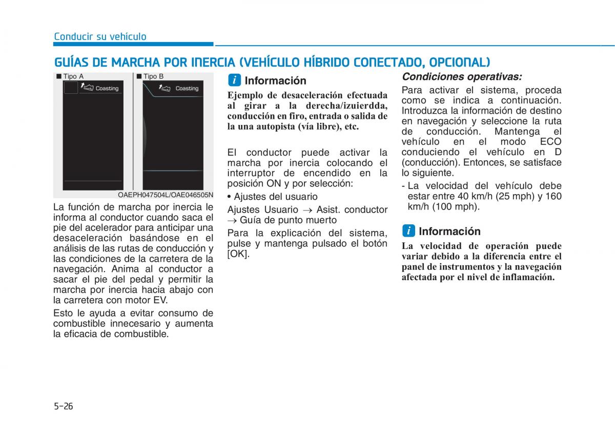 Hyundai Ioniq Hybrid manual del propietario / page 414