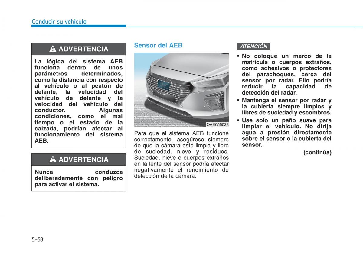 Hyundai Ioniq Hybrid manual del propietario / page 446