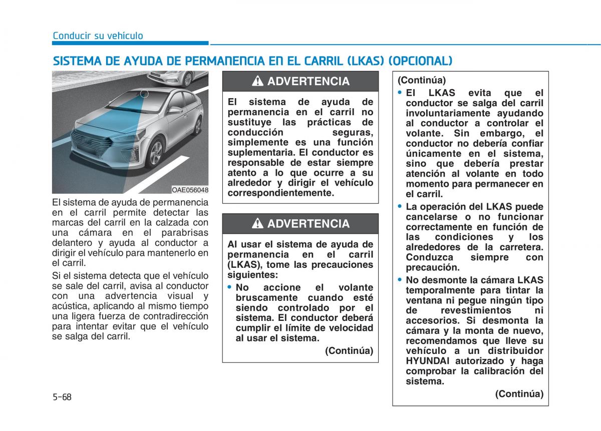 Hyundai Ioniq Hybrid manual del propietario / page 456