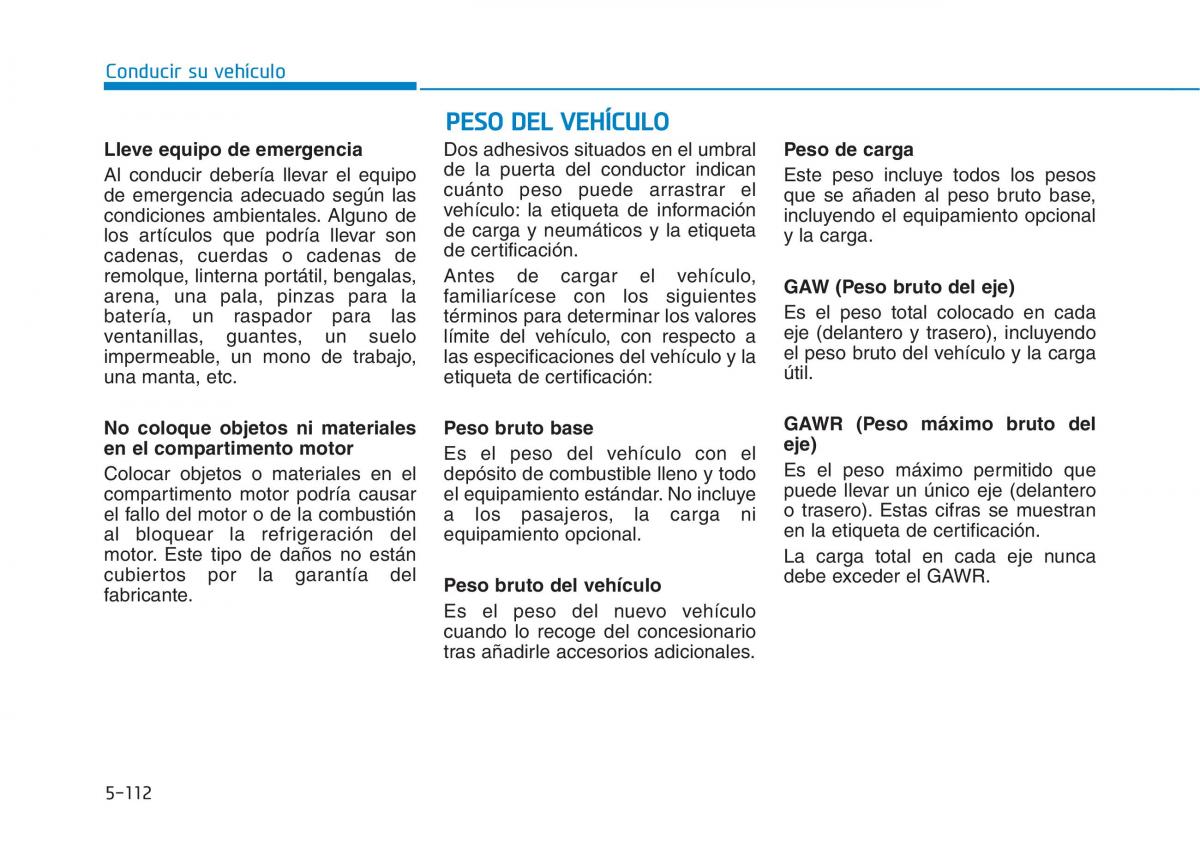 Hyundai Ioniq Hybrid manual del propietario / page 500