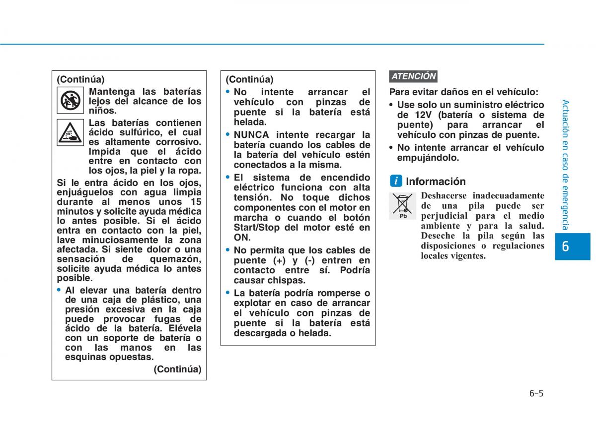 Hyundai Ioniq Hybrid manual del propietario / page 506